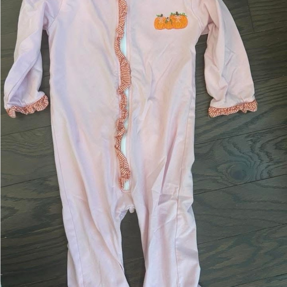 Pink Pumpkin Kids One Piece